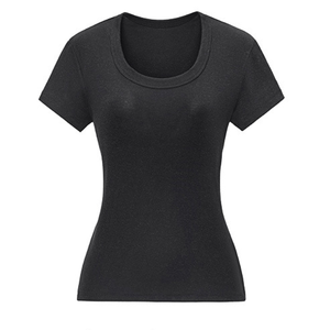 Elegant Urban OL Commuter Style Women's Top Minimalist Lyocell Blend <b>Sleeveless</b> T-<b>Shirt</b> Slimming U-Collar <b>Ladies</b> Vest - Product Image 2