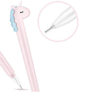 Nuevo Bolígrafo de Gel Kawaii con Diseño de Unicornio, Plástico, Coreano, Personalizable con Logotipo, Lindo, para Regalo de Niñas - Product Image 4