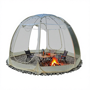 Tente de <span class=keywords><strong>camping</strong></span> sphérique transparente en maille à bulles de sport en PVC quatre saisons, imperméable, coupe-vent, portable, ciel étoilé en plein air - Product Image 6
