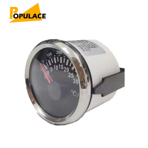 เกจวัดแรงดันน้ำมัน Populace 0-25 บาร์ แบบอนาล็อก สำหรับเครื่องกำเนิดไฟฟ้าดีเซล 9-32 โวลต์กระแสตรง - Product Image 1