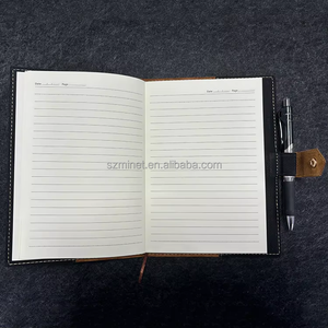 Phổ biến cổ điển PU da máy tính xách tay A5 Cá nhân hoá tùy chỉnh giả da Nhật Ký Tạp Chí Laser khoảng trống giả da máy tính xách tay - Product Image 6