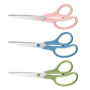 Stainless Steel Home Scissors With Plastic Handle For Cutting Paper Fabric Craft DIY <b>Sewing</b> Office Use - Product Image 1