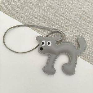 Wholesale Cat Dog PU Leather <b>Keychain</b> Designer New Bag Pendant Car <b>Keychain</b> Luxury <b>Keychain</b> Customized - Product Image 4