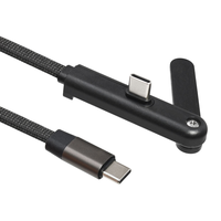 Nouveauté : Câble de charge rapide PD 60W avec support de téléphone, câble de données tressé en nylon, vente flash