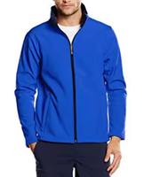 Veste polaire thermique bleue chaude bon marché en gros pour hommes