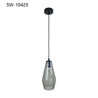 Lampe suspendue moderne en vitrail, luminaire de chevet, de vestiaire, d'îlot de cuisine, suspension simple, lustre
