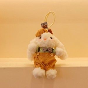 Llavero de peluche de conejo al por mayor, estilo Lolita, adorable, con ropa extraíble, para niñas, regalo - Product Image 5