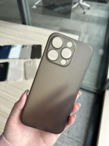 Étui design mince pour iPhone pour 15 Pro Max couverture arrière mate sensation de peau étui de téléphone PP pour iPhone 15 Pro étui <span class=keywords><strong>nu</strong></span> - Product Image 4