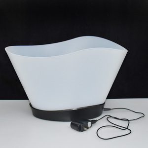 Seau à glace LED en plastique lumineux étanche plateau de service de bouteille de glace de champagne <span class=keywords><strong>pour</strong></span> les événements de fête de boîte de nuit mariage - Product Image 3