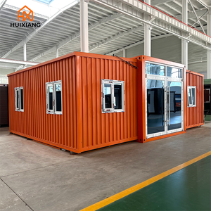 Maison de luxe préfabriquée en conteneur plat de 40 <span class=keywords><strong>pieds</strong></span>, construction intelligente, bureau, maison, préfabriqué - Product Image 2