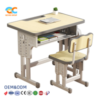 Ensemble bureau et chaise ergonomiques pour enfants 70x50cm, hauteur réglable avec étagère de rangement, bureau et chaise pour étudiants, école, maison, OEM