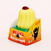 Pabrik PoPI CAT Es Krim Bentuk 3D Rasa Leci Segar, Stroberi, Pisang, Mangga, Camilan Beku