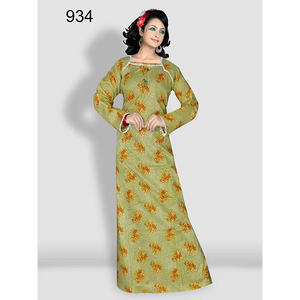 Wholesale 100% Cotton Plus Size Breathable Moroccan Style Women's Beach Kaftan Long <b>Open</b> Maxi Embroidered Swimwear Cover Desi - Product Image 6