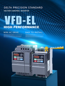 Variador de Frecuencia Delta, Variador de Frecuencia AC Delta de 7.5kW, 220V, 3 Fases, 50/60Hz, Inversor de Frecuencia - Product Image 4