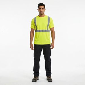 Camisa de Seguridad Reflectante Multifuncional para Hombre, Camisa de Trabajo Resistente al Fuego de Alta Visibilidad - Product Image 1