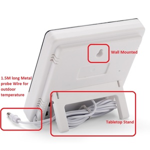 Khí hậu Nhiệt kế ẩm kế <span class=keywords><strong>max</strong></span> <span class=keywords><strong>min</strong></span> trong nhà ngoài trời thủy canh kỹ thuật số nhà kính Đầu dò nhiệt kế độ ẩm nhiệt độ mét - Product Image 5