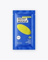 Sachets refermables miniatures à trois soudures imprimés par gravure personnalisée, résistants à l'humidité, avec fermeture éclair pour café, thé, poudre, lait, gelée, chewing-gum