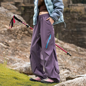 Pantaloni da Lavoro Impermeabili, Idrorepellenti, Antivento, con Cerniera e Tasche Funzionali Cargo, per Attività all'Aperto, Montagna, Pesca e Campeggio - Product Image 3