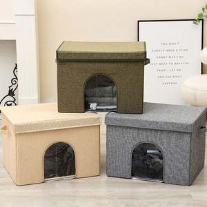 Casa para Gatos Cómoda de Verano, Caja Resistente Plegable de Tela, Refrigerador para Mascotas, Iglú para Mascotas - Product Image 6