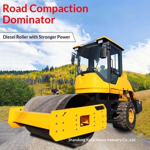 Rodillo Compactador Manual de Doble Rueda de Acero Tipo Carro para Movimiento de Tierras y Compactación de Césped - Product Image 1