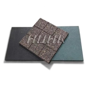 Fábrica <span class=keywords><strong>HUHA</strong></span> 25mm Baldosas de goma Patio de recreo al aire libre con suelo antideslizante al aire libre para baldosas protectoras de goma al aire libre - Product Image 5