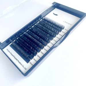 Khối Lượng Cashmere Nga Lông Mi Handmade Fan Tùy Chỉnh Lash Chăm Sóc Sản Phẩm Bao Bì 0.03 0.05 Mm Độ Dày Mờ Mở Rộng - Product Image 6