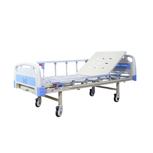 Xufeng Medical Hospital <b>Bed</b> SF802A Manual Double Crank With Guardrail For Patient Care Blue Color - Product Image 4