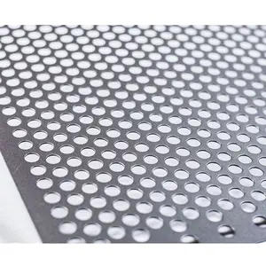 China supplier perforated metal mesh sheet aluminium punched hole sheet