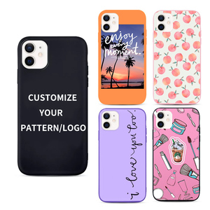 TENCHEN – <span class=keywords><strong>coque</strong></span> <span class=keywords><strong>de</strong></span> téléphone <span class=keywords><strong>de</strong></span> luxe en Silicone pour Iphone 6, 7, 8 Plus, 11, 12, 13, 14 Pro Max, impression <span class=keywords><strong>de</strong></span> Logo <span class=keywords><strong>de</strong></span> <span class=keywords><strong>marque</strong></span> personnalisée - Product Image 1