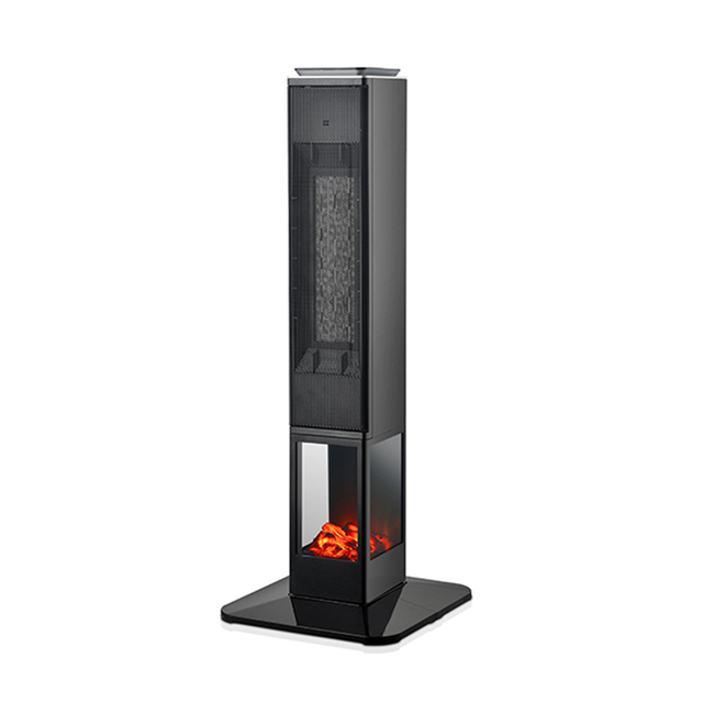 1200/2400W Portable Oscillating Space Heater Remote Control Electric Ceramic Tower Fan Heater