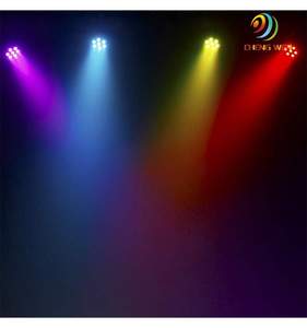 Lampu Par ramping <span class=keywords><strong>LED</strong></span> RGBW, cahaya panggung pesta disko 7x12W kontrol <span class=keywords><strong>DMX</strong></span> 4in1 Dj - Product Image 4