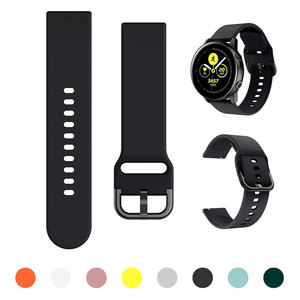 Bracelet en Silicone pour montre <span class=keywords><strong>Samsung</strong></span> Galaxy, 20mm, pour Active 2, <span class=keywords><strong>Gear</strong></span> 3, <span class=keywords><strong>Sport</strong></span>, <span class=keywords><strong>S2</strong></span>, nouvelle collection, - Product Image 2
