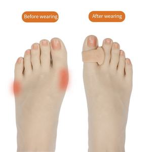 Soporte Ortopédico para el <span class=keywords><strong>Dedo</strong></span> Gordo del Pie y el Pulgar con Diseño Confortable, Férula de Gel SEBS para Hallux Valgus - Product Image 4