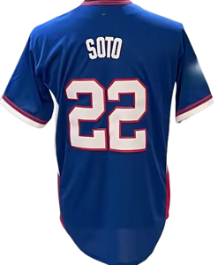 Maglia da Baseball WBC 2026: Uniforme Ricamata Juan Soto 22, Tatis Jr 23, Manny Machado 3 - Vendita all'Ingrosso - Product Image 3