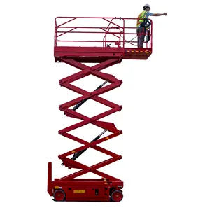 Electric Diesel Direct Deal A Movable Scissor Elevator That Can Work At Heights On Roads Scissor Lift 10m