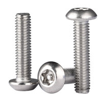 Sekrup Keamanan Anti Maling Kepala Pan Torx Slot Baja Tahan Karat M4 M5 SUS201 SUS304 SUS316 SUS410 AISI304 316 ANSI304 316