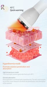 Évaluer les bons produits : Machine de soin du <span class=keywords><strong>visage</strong></span> rafraîchissante et raffermissante pour la peau, à chaud et à froid, avec électroporation. - Product Image 3