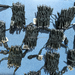 Không thấm nước ngoài trời <span class=keywords><strong>LED</strong></span> Cổ Tích chuỗi đèn 10m 100Led IP65 chất liệu cao su ấm trắng/lạnh trắng cho cây - Product Image 2