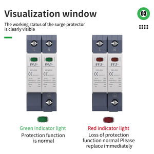Dispositif de <span class=keywords><strong>protection</strong></span> contre les surtensions ELEATS de qualité supérieure à prix abordable, 2P 20KA 40KA 275V AC SPD Type C, <span class=keywords><strong>protection</strong></span> contre les surtensions pour équipement électrique - Product Image 3