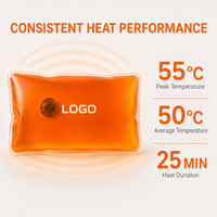Chauffe-mains en métal à clic, réutilisable, couleur personnalisée, à l'acétate de sodium, pour le confort en hiver, les trajets quotidiens, le camping et la randonnée