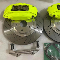 Kit d'étriers de frein à quatre pistons compatible avec BMW X1 X2 X3 Audi A4L A5 TT S3 Mercedes C200 C260 A200 E200 GLC GLA – Amélioration et modernisation