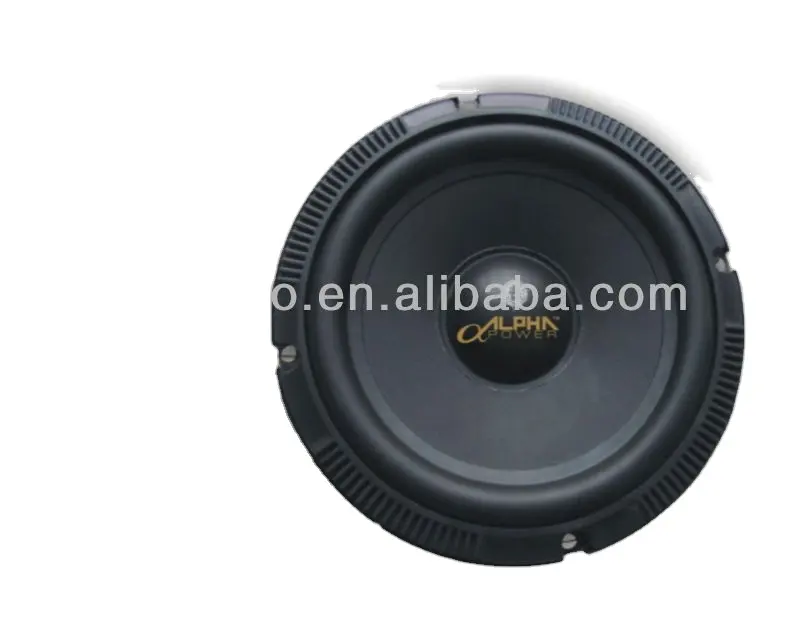 Di alta qualità 2-way 6.5 "car component speaker con la decorazione di Alluminio woofer a cono