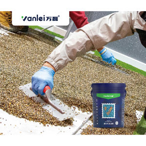 Peinture de sol extérieure de haute qualité en gros d'usine, revêtement liquide, pierre, galets, résine époxy, imperméable, construction facile - Product Image 4