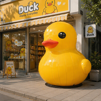 Canard jaune gonflable géant, grand canard en caoutchouc gonflable pour événements aquatiques en plein air, publicité, décoration