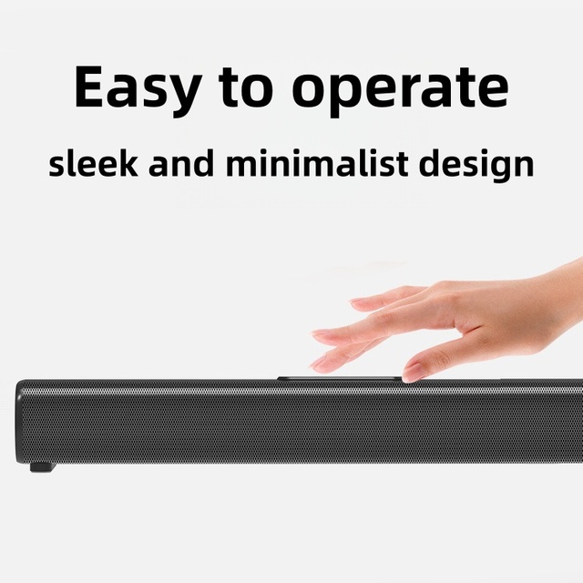 Wireless TV SoundBar ARC Optical Input 403mm Length 5-in-1 Audio Hub S20 for Bedroom Apartment Home Theater Speaker