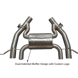 Ss304 Performance Single Mid Pipe and Axle <b>Back</b> Valvetronic Catback System for Bmw G8x G80 G82 M3 M4 Exhaust - Product Image 4