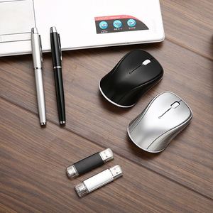 Customized <b>Office</b> & Travel Essential 3-Piece Set: Mini Mouse, USB Drive & Pen - Perfect Corporate <b>Gift</b> - Product Image 4