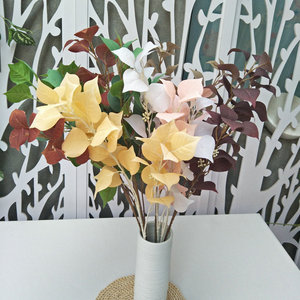 Feuilles artificielles de Bodhi Queyiyi 30cm-100cm, plante décorative pour la maison et les mariages, verdure - Product Image 2