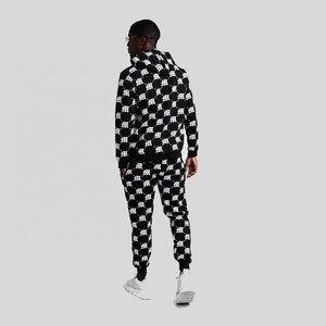 ชุดกีฬามีซิปสำหรับผู้ชายชุดกีฬาผ้าฝ้ายสำหรับฤดูหนาว - Product Image 4