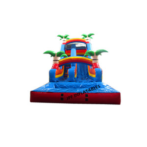 Tobogan Inflable De Palmeras Con Piscina Para <span class=keywords><strong>La</strong></span> Diversion Del Verano - Product Image 5